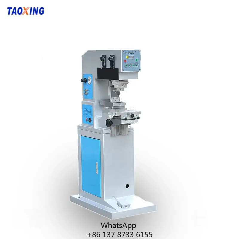 Stampante portatile semiautomatica del tampone della macchina da stampa del logo della pallina da golf Taoxing per loghi personalizzati della pallina sportiva