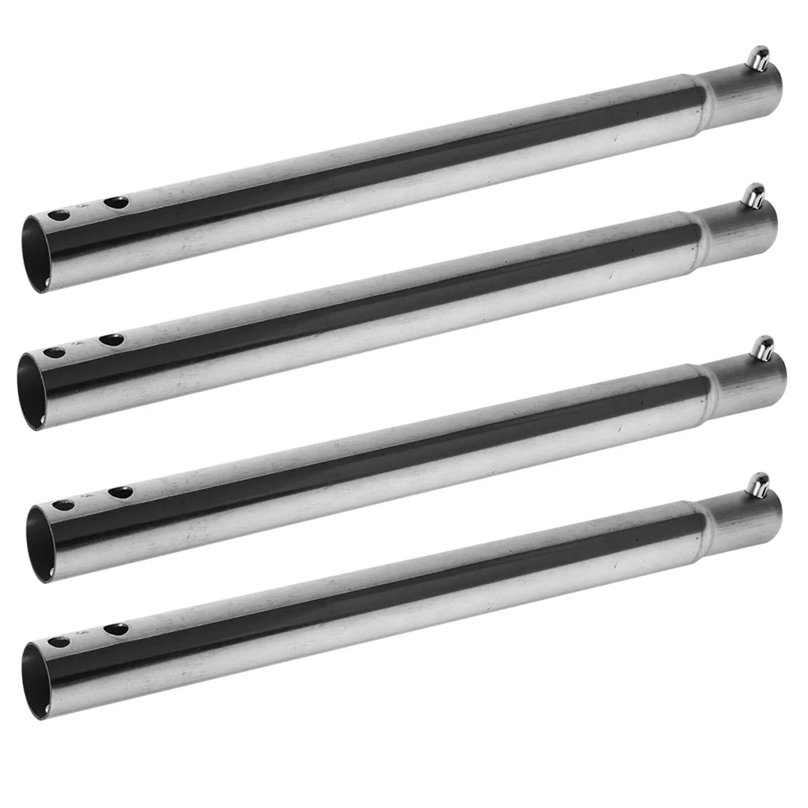 Set di 4 Piedi di Ricambio per Stufa a Legna in Acciaio Inox, Gambe Staccabili Resistenti per Aumentare l'Altezza, per Stufa da Campeggio e Tenda