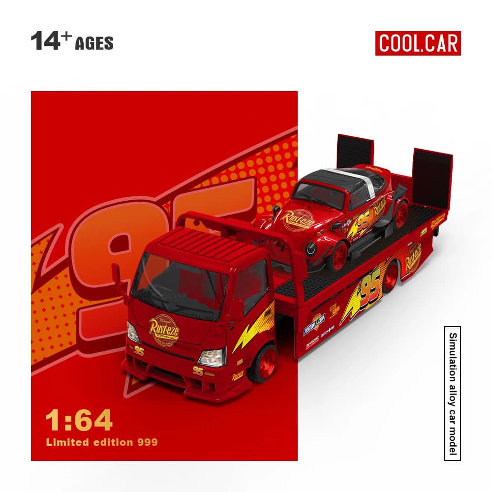 *Preorder* Model Auto in Scala 1:64 H300 /Beetle Rosso Painted, Replica in League for Collection, Exhibition and Gift