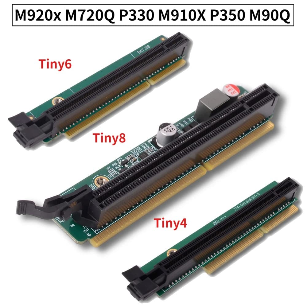 Scheda Riser PCI-E Tiny8 Tiny6 Tiny5 Tiny4, Scheda Adattatore M920x M720Q, Scheda Adattatore P330 M910X P350 M90Q, Scheda di Rete/Video 01AJ940