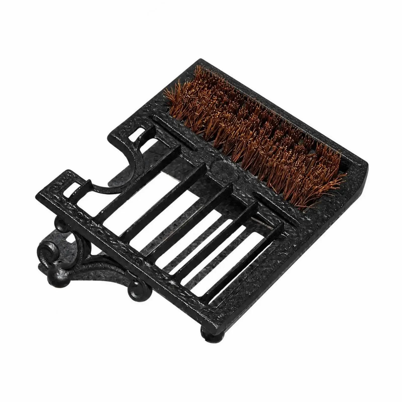 Shoe Scraper and Boot Brush Slim Cast Iron Boot Scraper Hardware Strong for Homeowners, Entryway, Patio