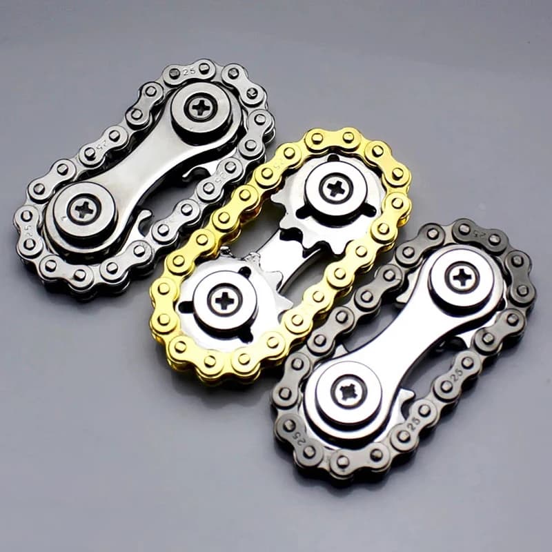Nuovi pignoni volano punta delle dita giroscopio Fidget Spinner antistress ansia catene per bici in metallo regalo di Natale per bambini adulti