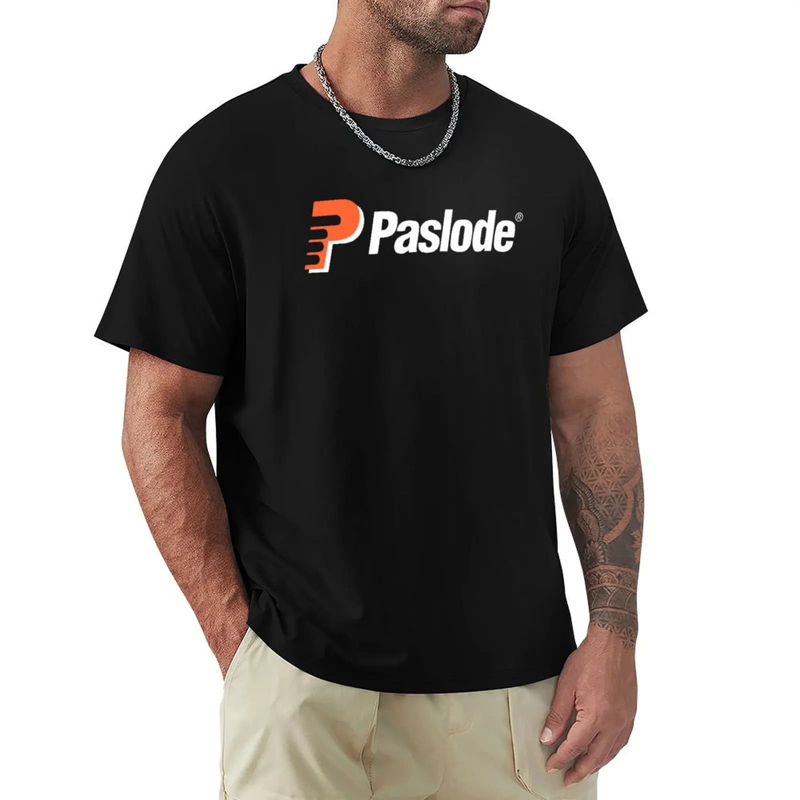 stapler paslode T-Shirt Lightweight Basic Short Sleeve Shirt