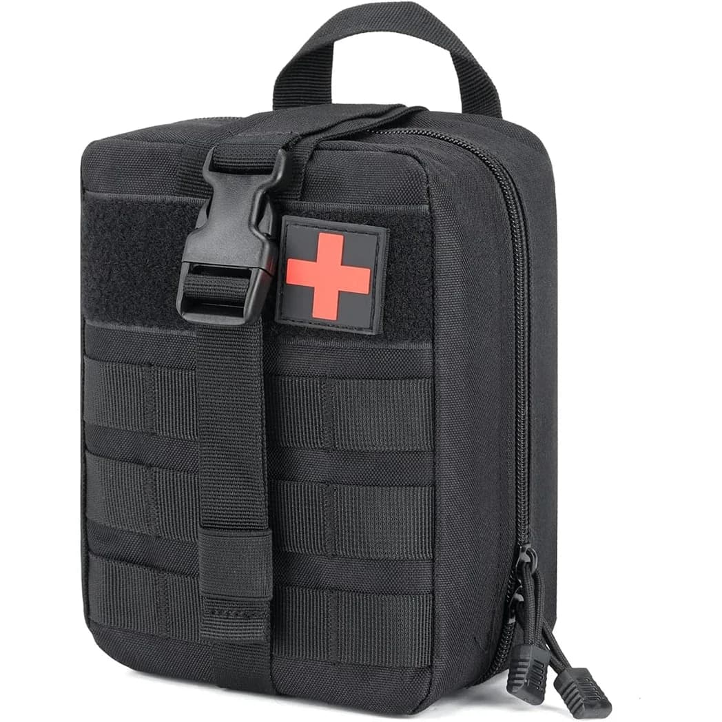 1 pz Borsa Tattica IFAK MOLLE per Sopravvivenza Outdoor, Sacchetto Pronto Soccorso a Sgancio Rapido, Borsa Vuota per Stoccaggio Medicinali di Emergenza