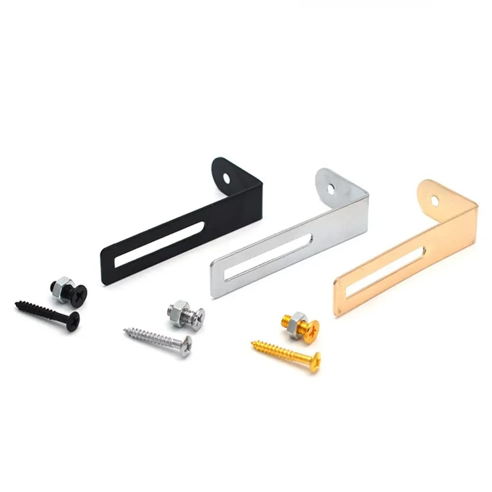 Plettro per chitarra elettrica Guard Matel Staffa Archtop e set di viti 63x26,5mm per accessori piastra di protezione per chitarra Les Paul