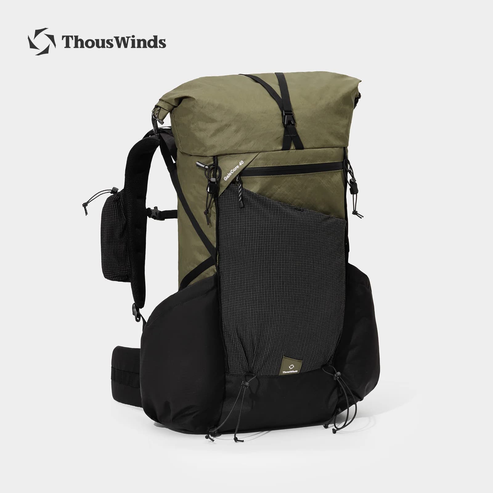 Zaino da trekking leggero ThousWinds GaleCore 40+10L Zaino da trekking Dyneema Zaino impermeabile