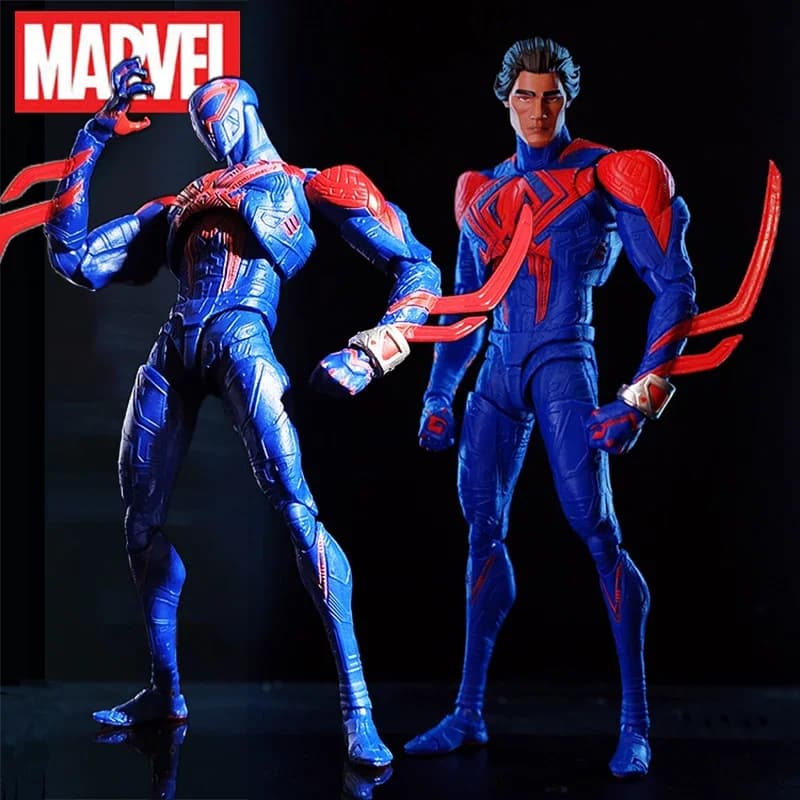 17CM Ct Spider-Man 2099 Shf SHFiguarts Spider-Man Across The Spider-Verse Parte One Action Figures Statua Figurine Regali Giocattoli