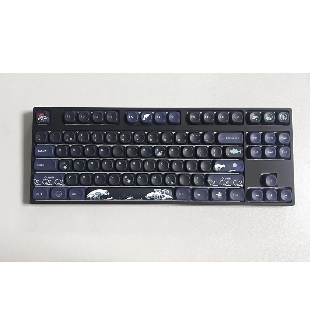 135 tasti Profilo MOA Keycap Coral Sea Keycaps PBT Sublimazione della tintura Key Cap per Cherry MX Switch Accessori per tastiera meccanica
