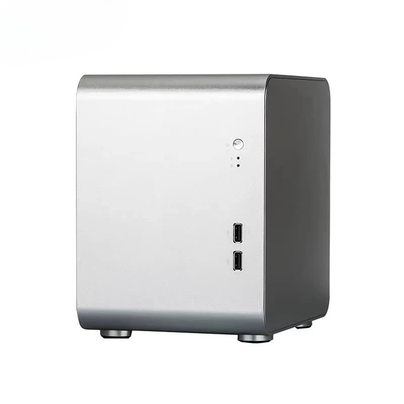 Aluminum OEM Customize 4 Bay NAS 5 Bay HDD Mini ITX PC Hot Swap NAS Storage Cases Enclosure Chassis for Cloud Server