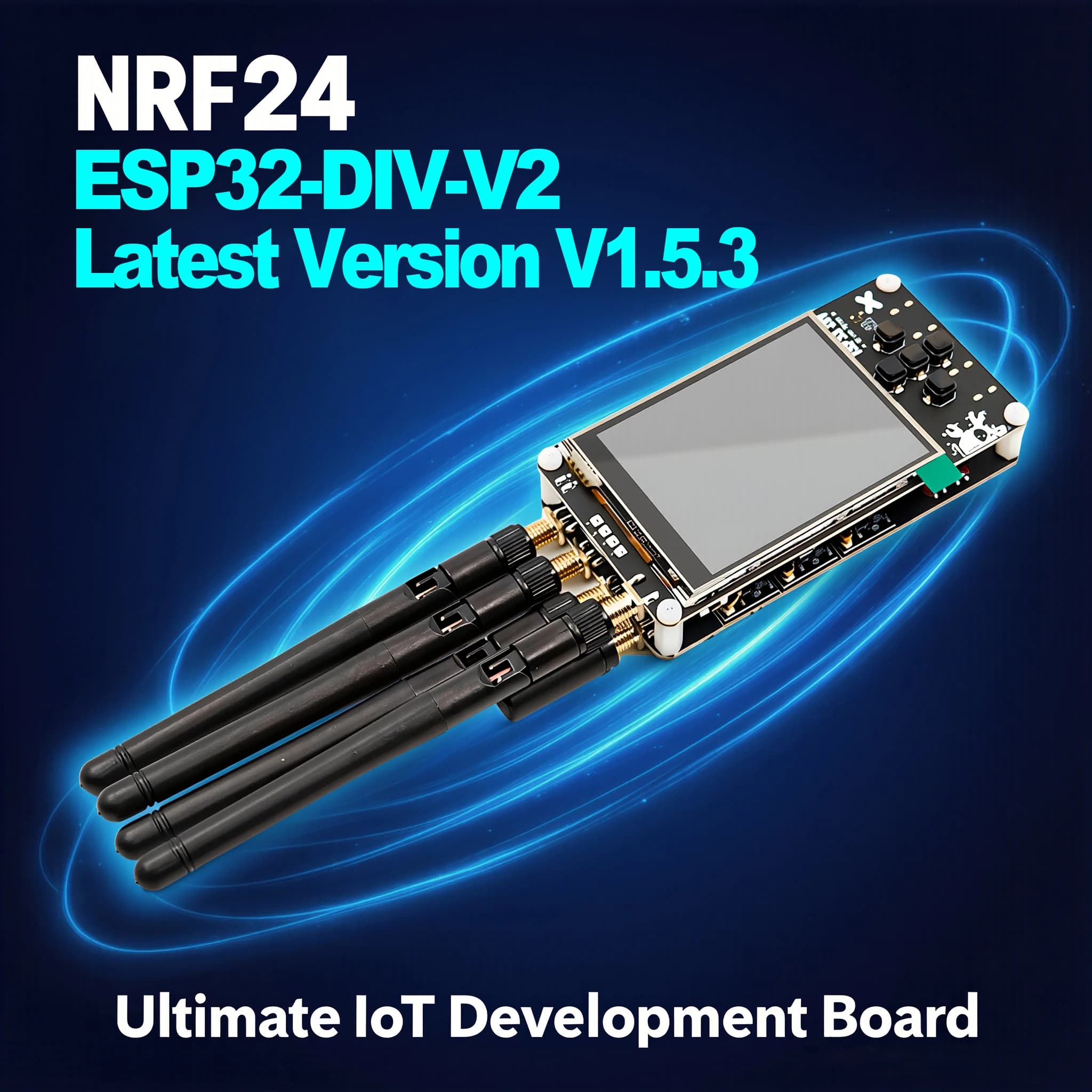 Ultimo Kit di Aggiornamento ESP32DIV V2 con Antenna Potenziata, NRF24 CC1101 per Sviluppo IoT, Wifi, Bluetooth, Segnale, SubGHz, Flipper Zero