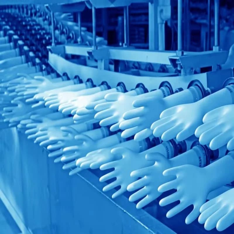 Macchina per la Produzione di Guanti in Lattice, Linea di Immersione Automatica con Prestazioni Stabili