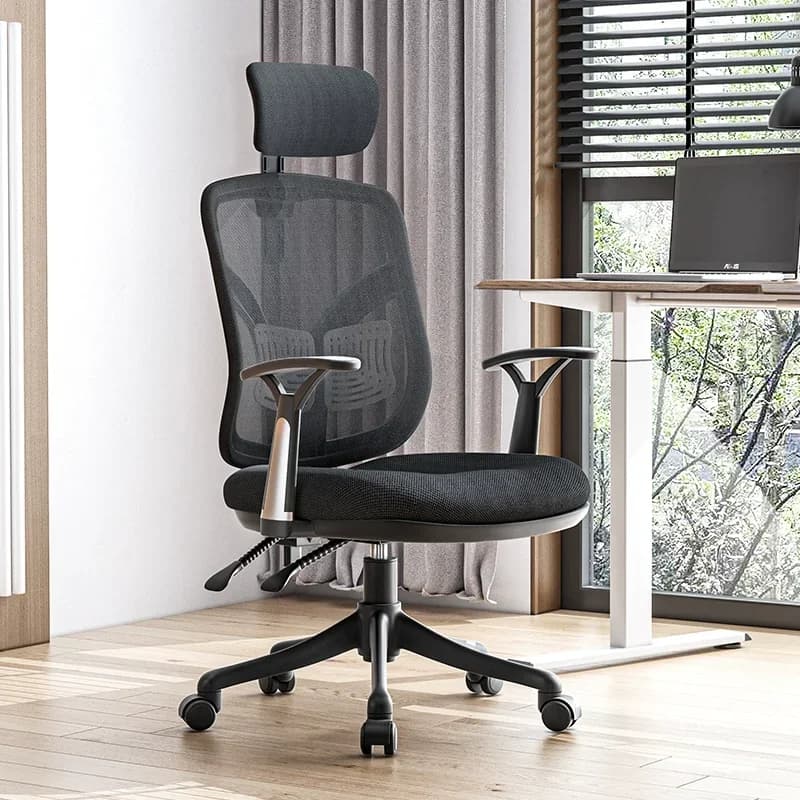 Sedia da ufficio per giochi per computer Design Cuscino Supporto per schienale Sedia da ufficio Executive Nero Cadeiras De Escritorio Mobili per la casa