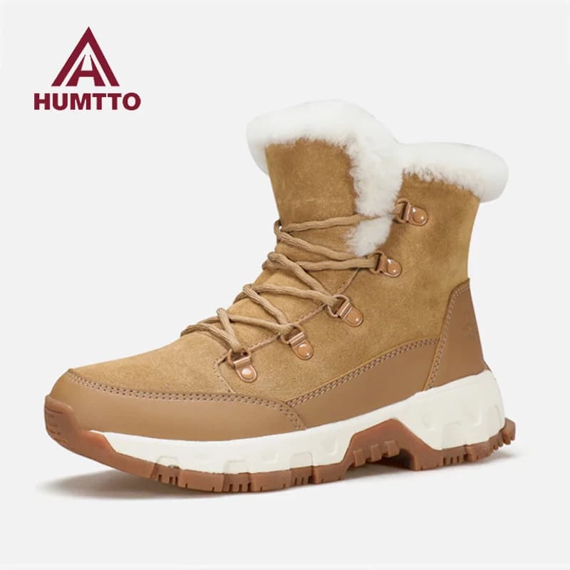 HUMTTO Stivali da neve da donna Scarpe da trekking Stivali tattici da arrampicata impermeabili Sport all'aria aperta Caccia Trekking sneakers da trekking casual