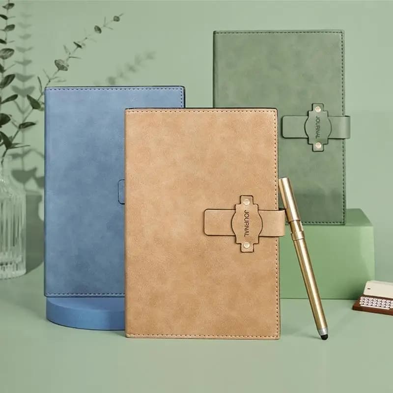 Hardcover Notebook Journal with 224 Pages Lined College Ruled Leather Notebook K1KF