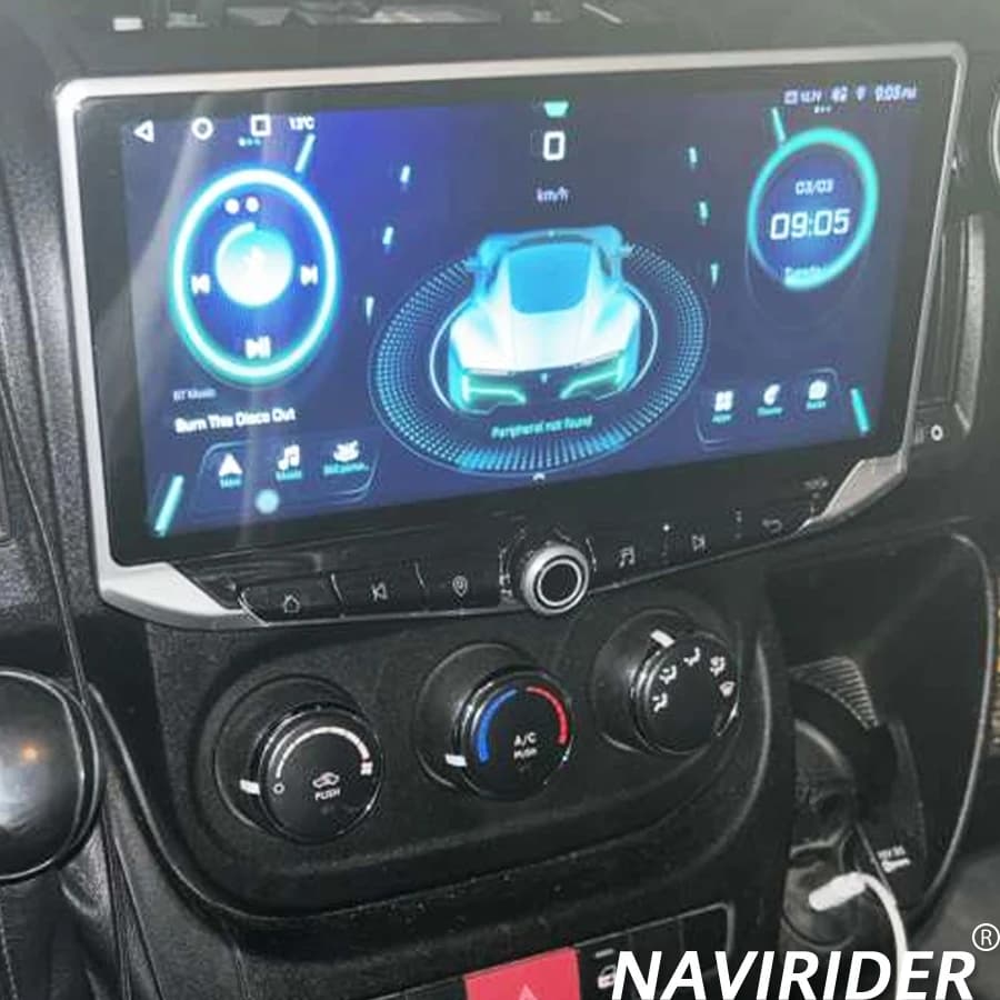 Autoradio multimediale centrale da 10,88 pollici per Dodge Ram 2017 Promaster con WIFI, Bluetooth, GPS, DSP, schermo QLED e CarPlay