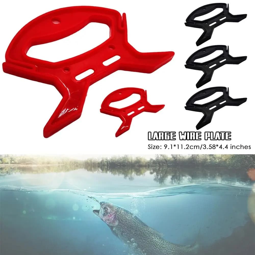 Plastic Fishing Lence Wrapper Fish Wrapping Storage Tables Fishing bait line Fishing lures for cables Carps Crucian Plate Hook Fish Tool