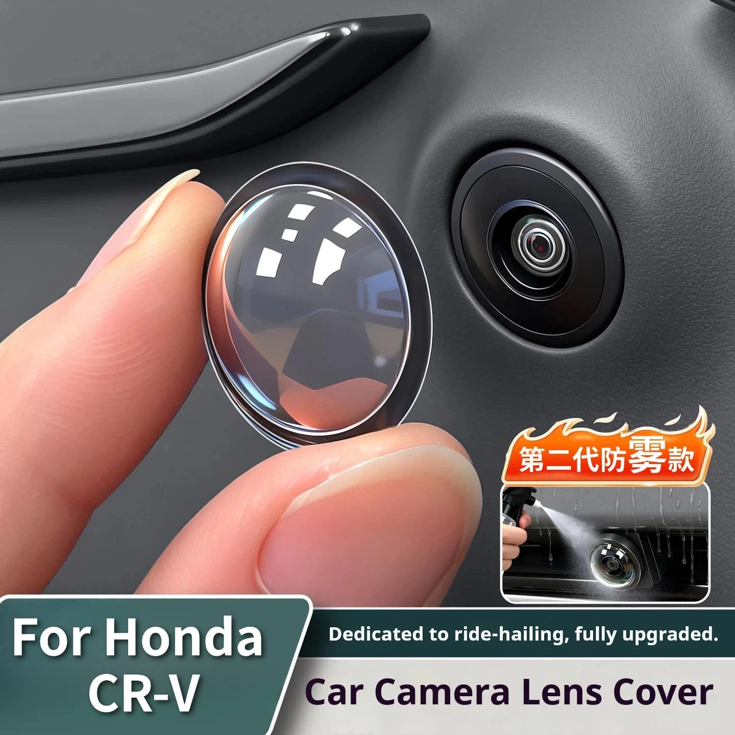 Copertura Protettiva Impermeabile per Telecamera Auto Honda CR-V Series, Coperchio Lente Retrovisore