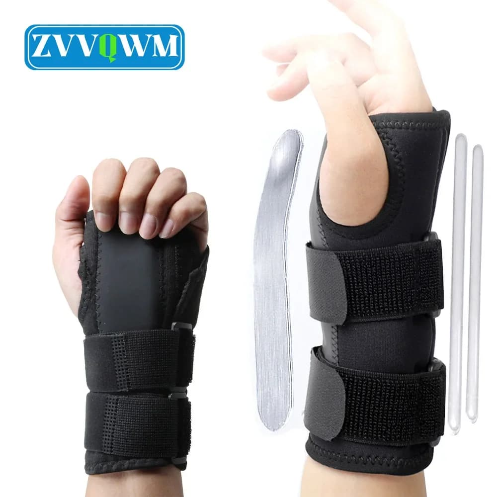 1 pz Carpel Tunnel tutore da polso stecca donna uomo tutore stabilizzatore supporto per le mani distorsione tendinite tutore da polso immobilizzatore notturno