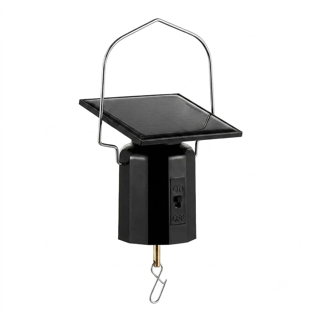 SolarPowered Wind Spinner Motor Rotating Solar Energy Operated Motor for Wind Chimes and Sun Catchers Hanging Display