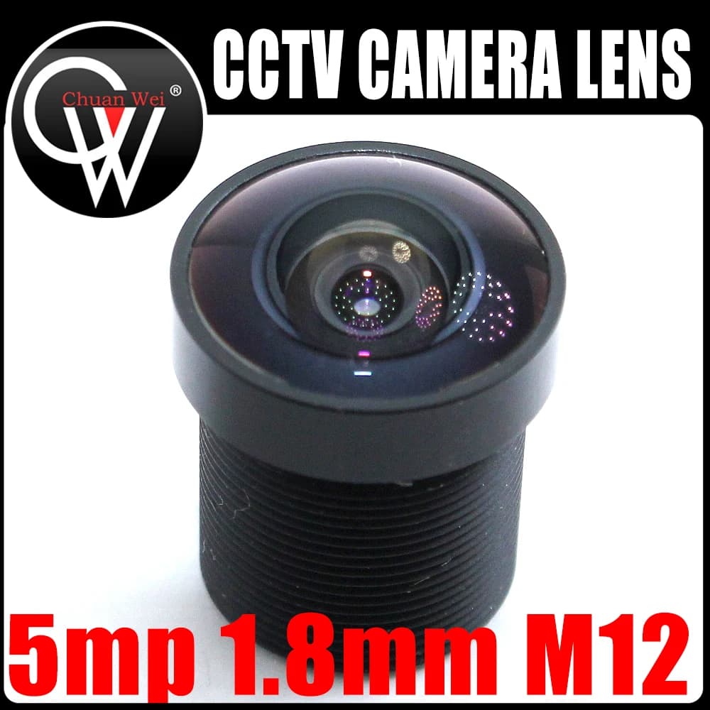 Objective 5MP 1.8mm m12 Objective F2.0 1/2.7 "IR M12 CCTV lens with attack for sports camera action USB camera CCTV camera