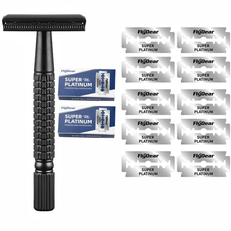 2026 Beard Shaver BLACK Color Professional Safety Razor Flash Sale Adjustable The Final Cut Men's