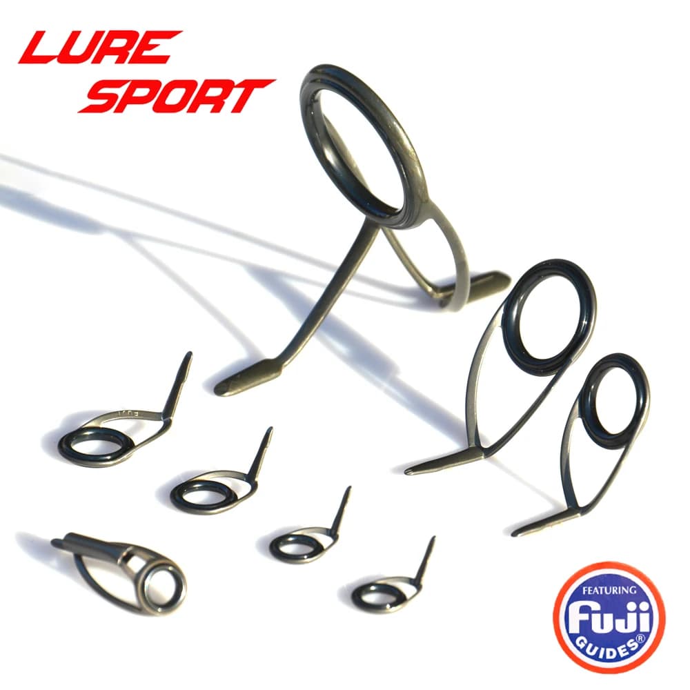 FUJI 8pc CC BCMNAT8 Top CC BCKTAG8 CC BCKLAG20 CC BCKWAG30 Heavy Spin Guide Set Rod Building component Repair DIY Accessory
