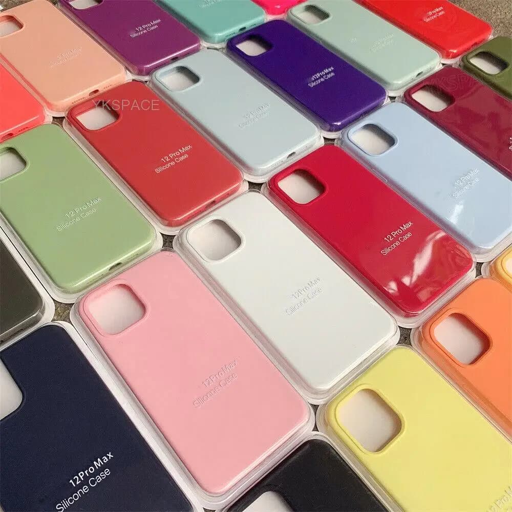 Custodia in silicone liquido di lusso per iPhone 17 Air 16e 16 15 Plus Pro MAX Cover morbida e liscia opaca satinata