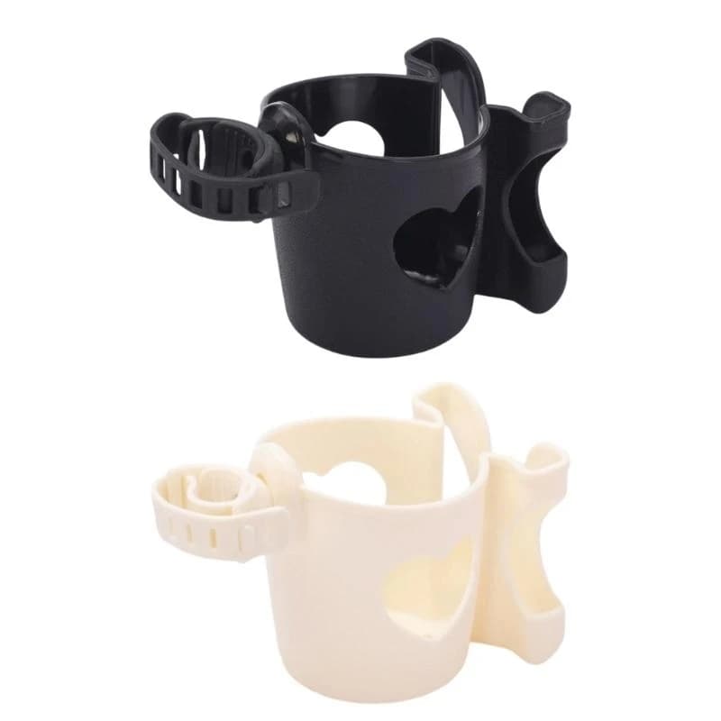Accessorio per passeggini rotanti universali 360 gradi Porta tazza o organizzatore bottiglie d'acqua e portabanca