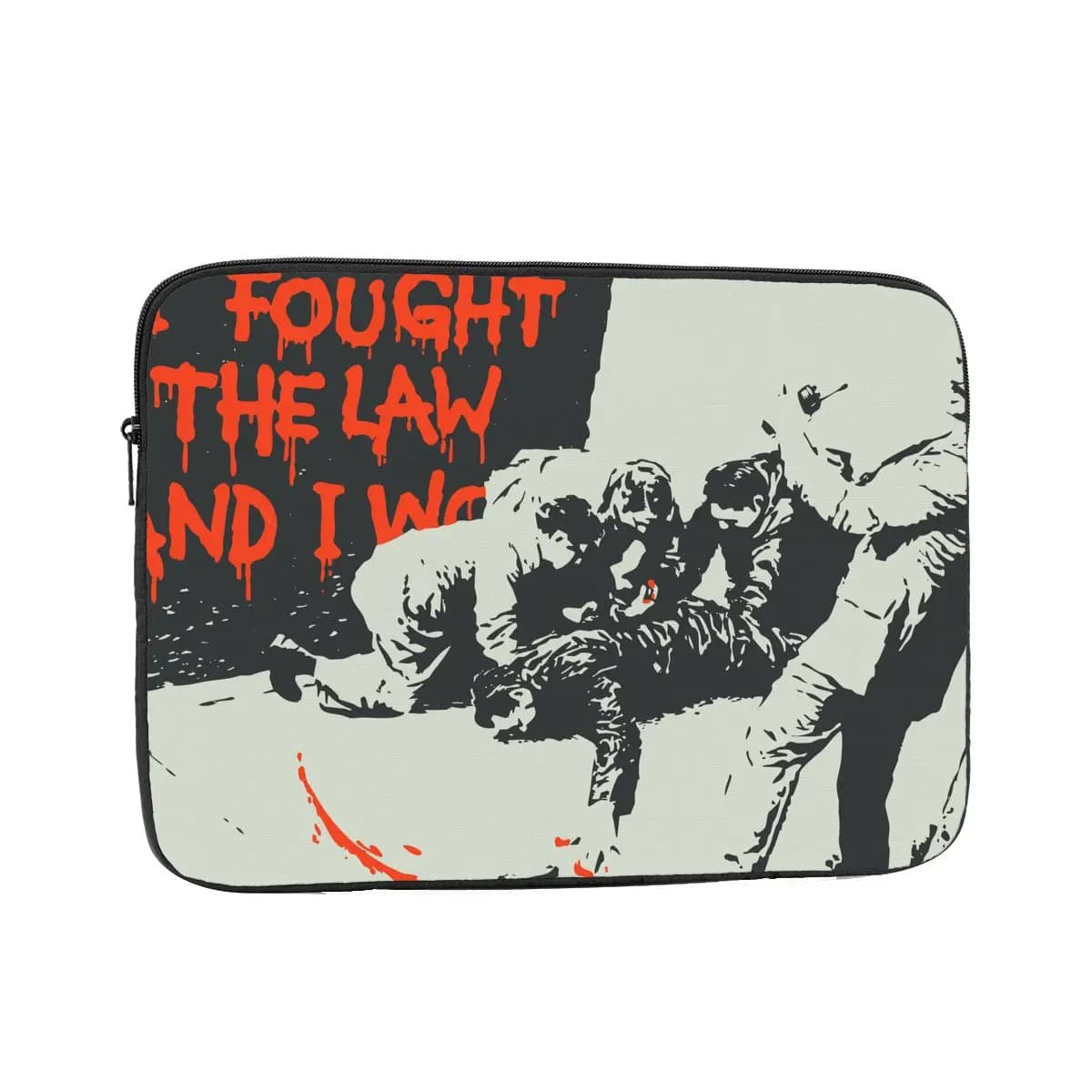 Custodia per notebook per laptop Banksy Graffiti Computer Liner Sleeve Artista Vernice spray Commenario sociale Custodia antiurto