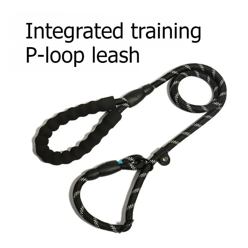 Reflective Anti-Pull Dog P Leash Integrated Training Rope Competition Lead for Dog Walking