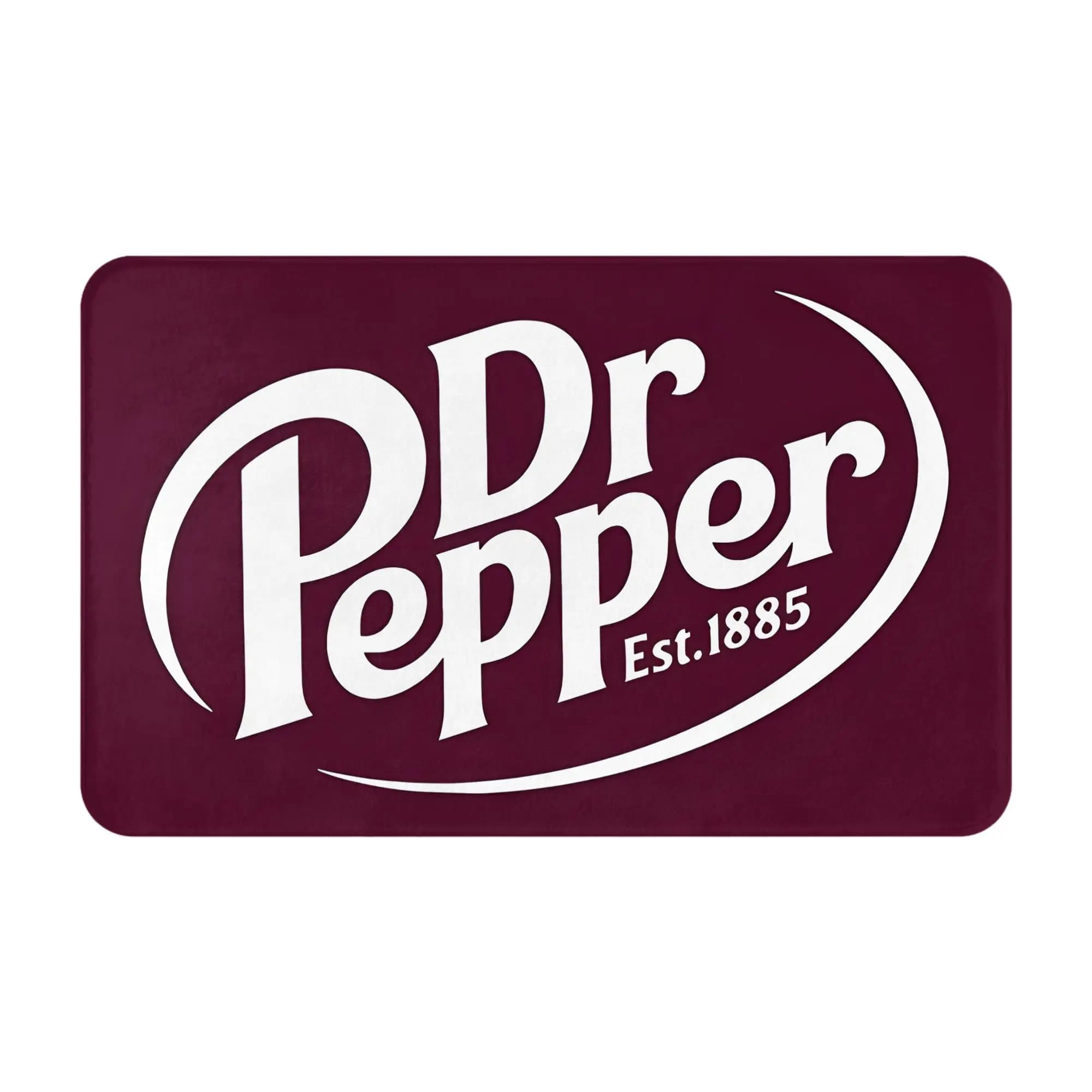 Tappetino da bagno con decorazioni Dr Pepper Soda, zerbino Dr.Pepper, tappeto da soggiorno, tappeto da balcone, decorazioni per la casa