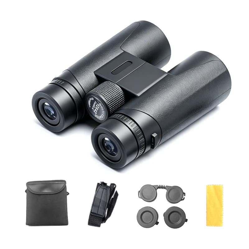 10X42 Binoculars Telescope 2000M Long Range BAK4 Prism For Birdwatching Hunting Outdoor Camping Concert