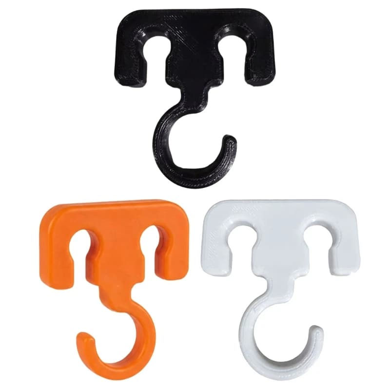 Gancio per auto in plastica Gancio multiuso per borse, vestiti, attrezzatura da campeggio, opzione 3 colori, gancio per auto