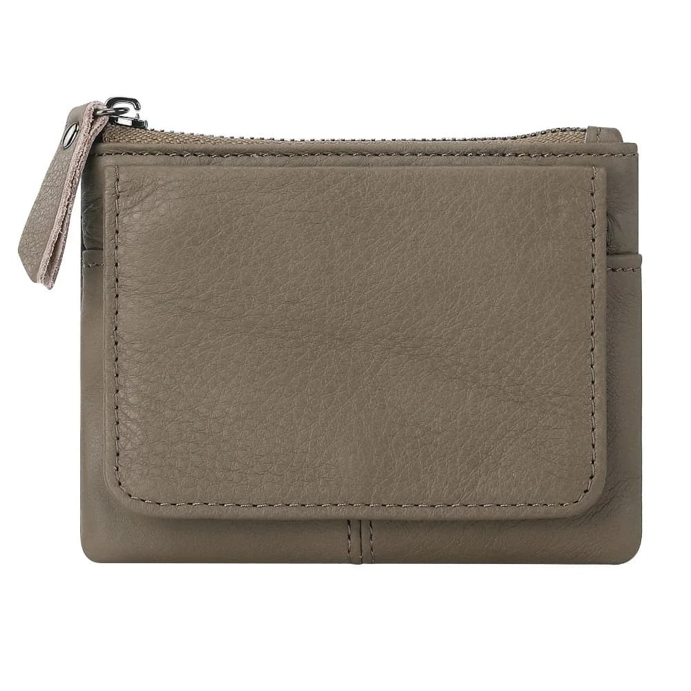 Creative Short RFID Wallet Mini Real Leather Storage Bag Slim Multi Card Seat Card Holder Men