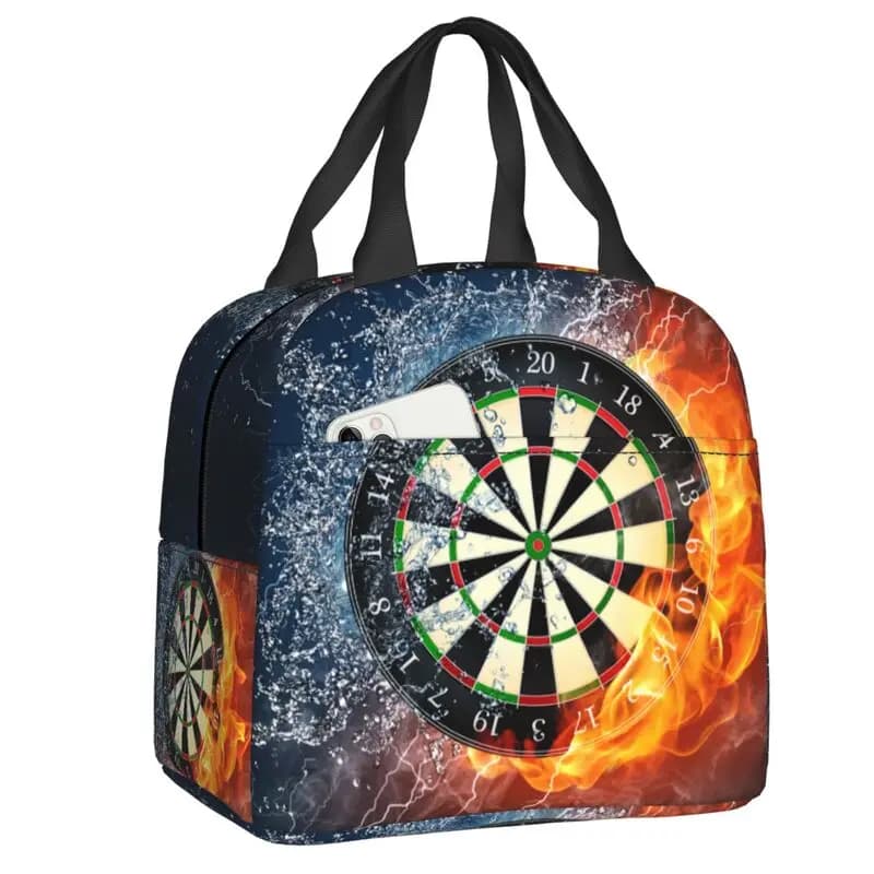 Freccette bordo borse per il pranzo isolate per le donne freccia tiro con l'arco bersaglio freccette bordo portatile dispositivo di raffreddamento termico cibo Lunch Box scuola