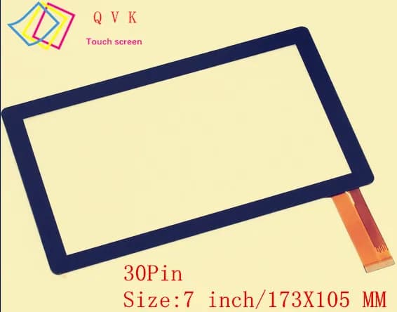 10PCS Touch Panel capacitivo Tablet Touch Panel ATM7029 7 "7 pollici allwinner a13 Q88 Q8 ATM7013 tablet pc notando dimensioni e colore