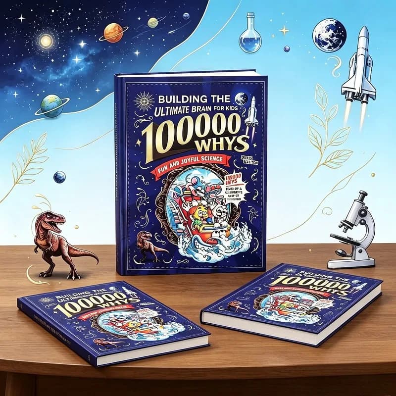 100000 Whys: Creating the Ultimate Brain "English version Fun Science Cartoon Enlightenment Education STEM Learning