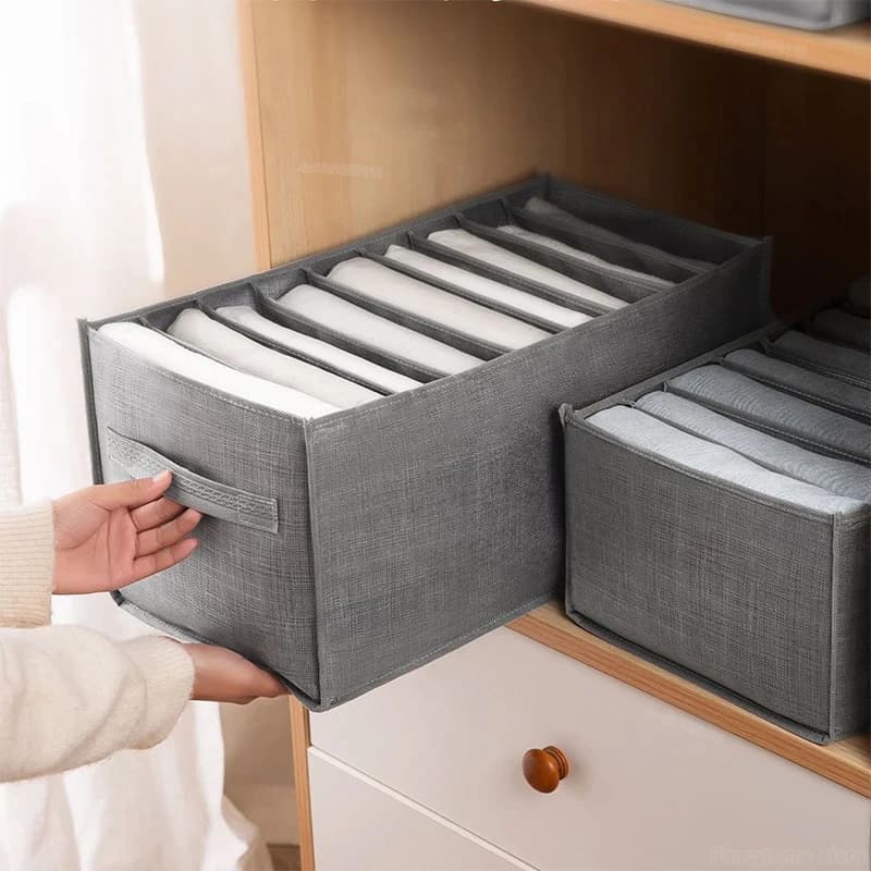 Organizzatore per Biancheria Intima, Scatole Portaoggetti per Reggiseni, Mutande e Calzini, Separatori per Cassetti e Armadi