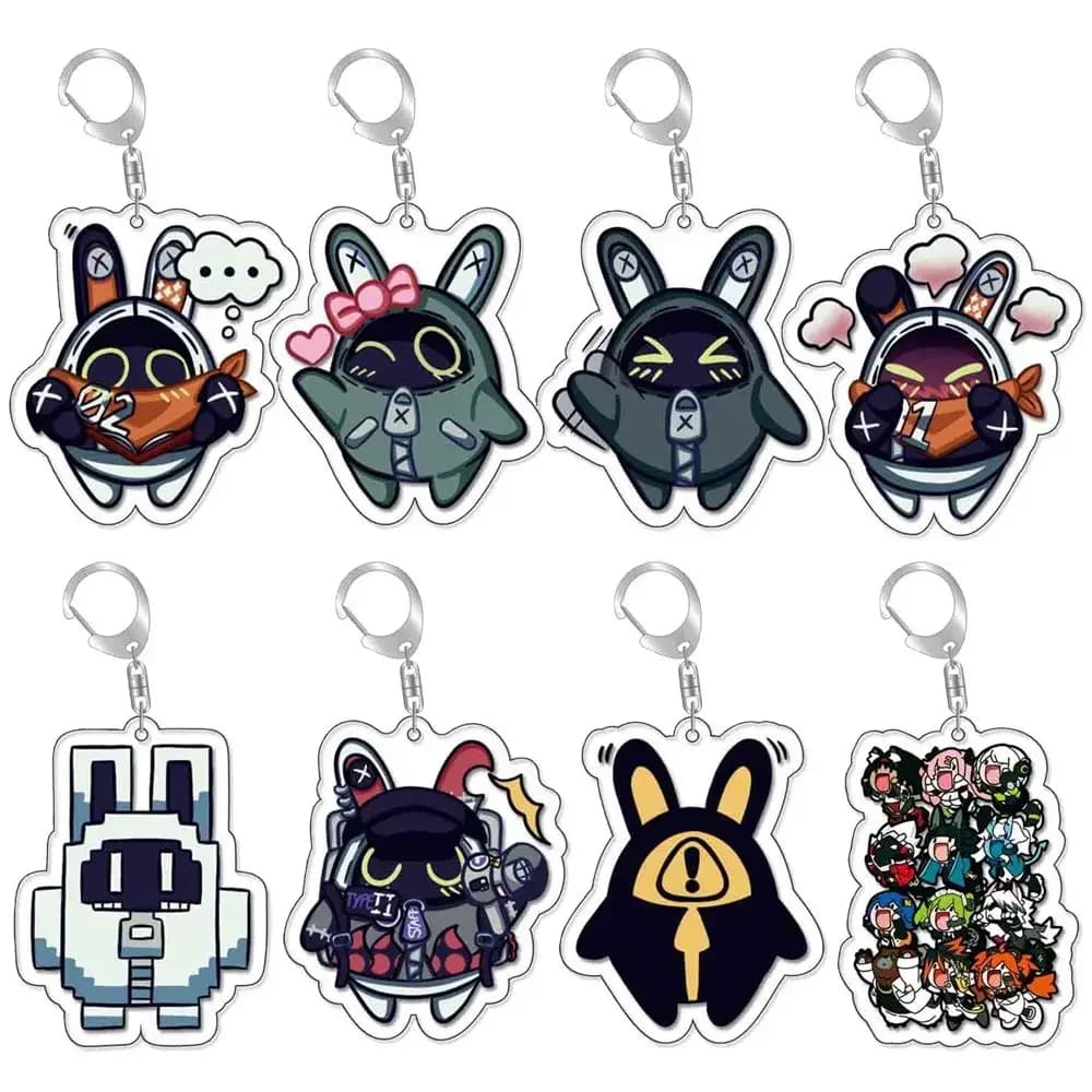 Popular Zenless Zone Zero The Bangboo Key Chain Cute Billy Keychain Ring for Accessories Bag Pendant Keyring Jewelry Fans Gifts