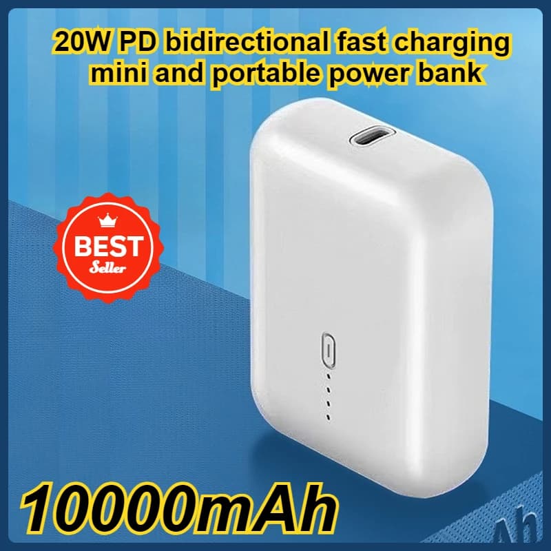Nuova Power Bank da 10000 mAh con ricarica super veloce Mini e Power Bank portatile a ricarica rapida bidirezionale da 20 W PD