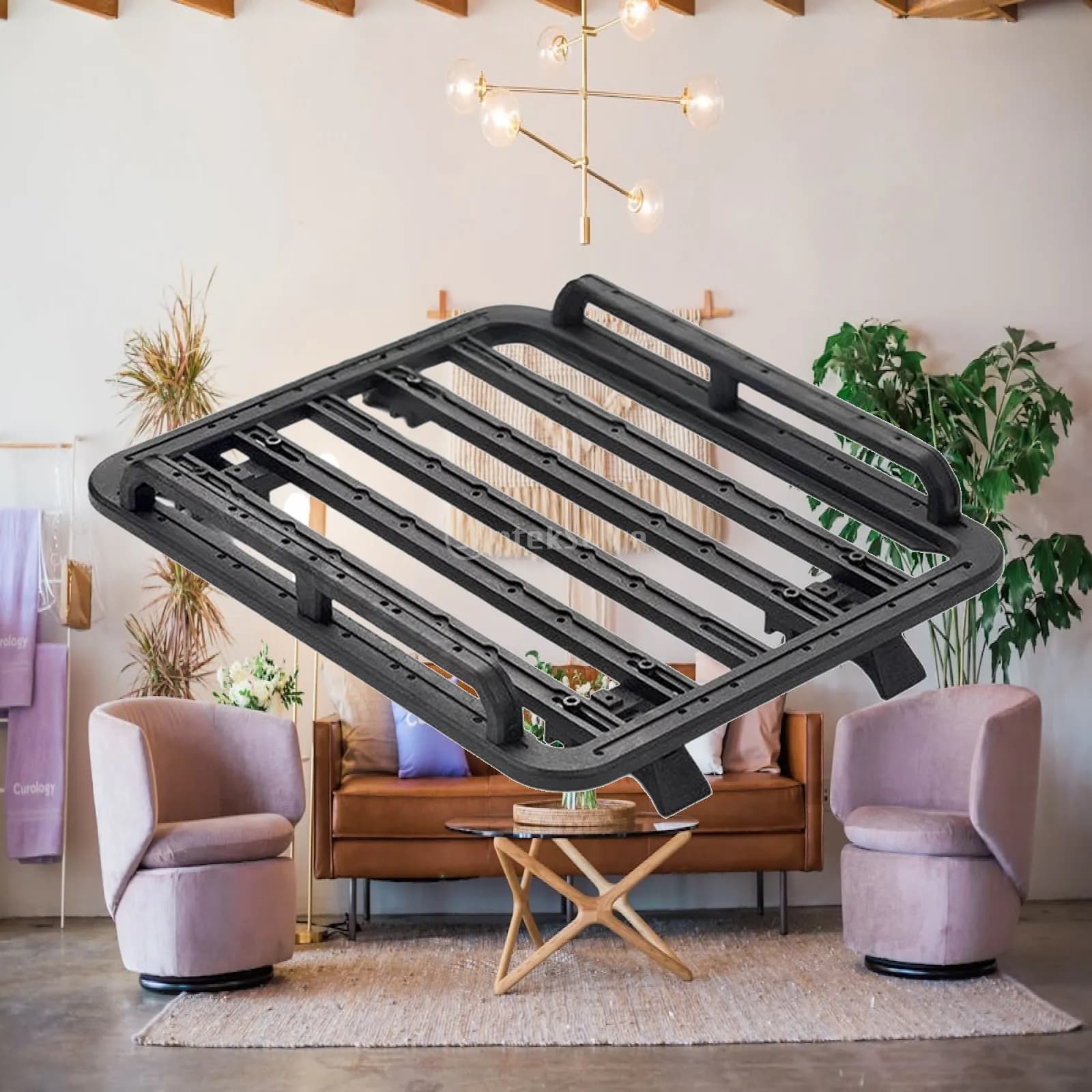 1/10 Scale RC Roof Rack Replacement Wear Resistant Luggage Carrier Spare Parts