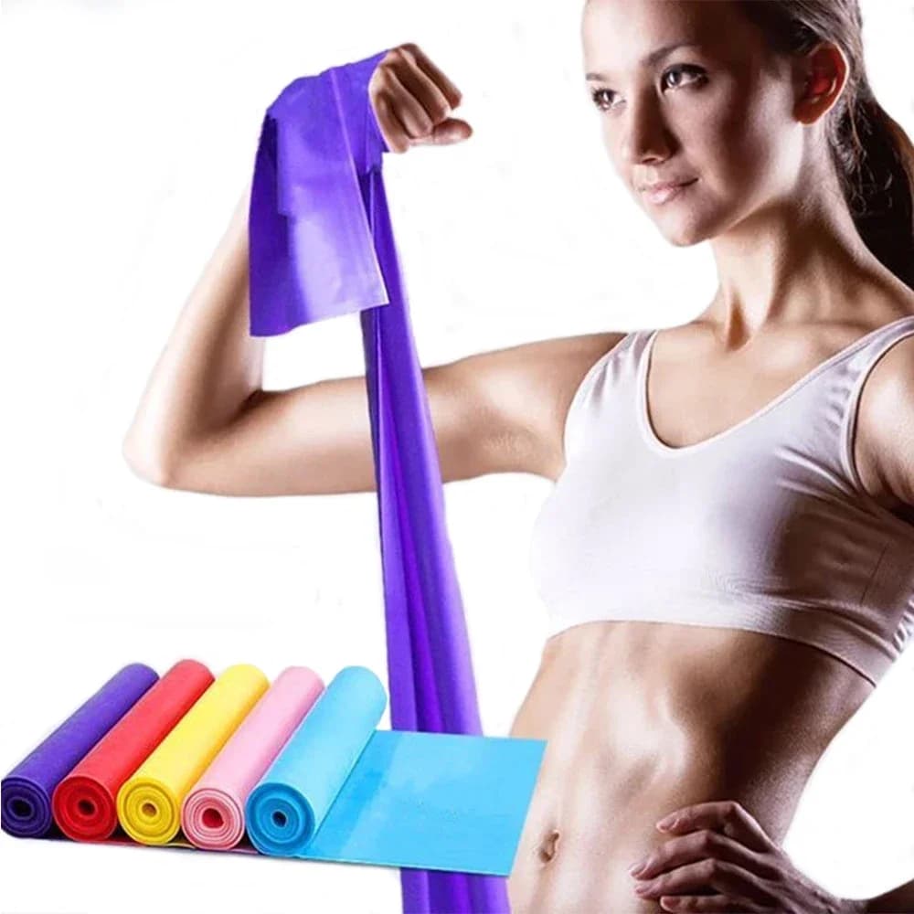 Elastic Waxes for Yoga Elastic Waxes for portable hips Pilates Resistance Belt for training for family strength in latex