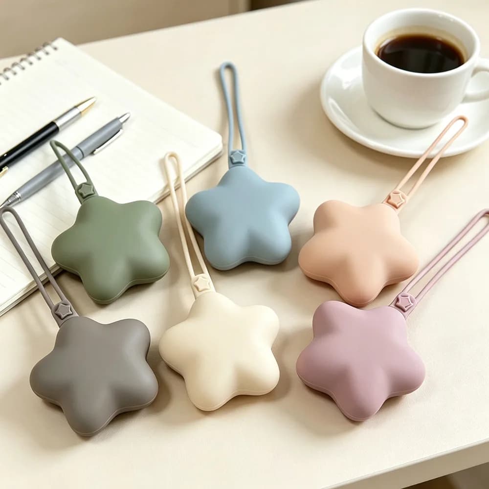 1Pcs Baby Pacifier Box Portable Stroller Hanging Strap Teether Anti-Drop Star Silicone Soother Storage Box