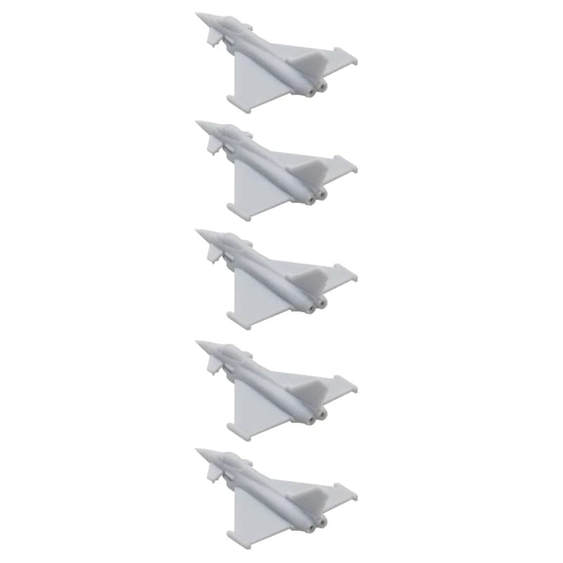 5PCS 1/700 400 350 Scale EF-2000 Typhoon Resin Fighter Aeroplane Toys Fighting Aircraft Mould for DIY Battle Airplane Model