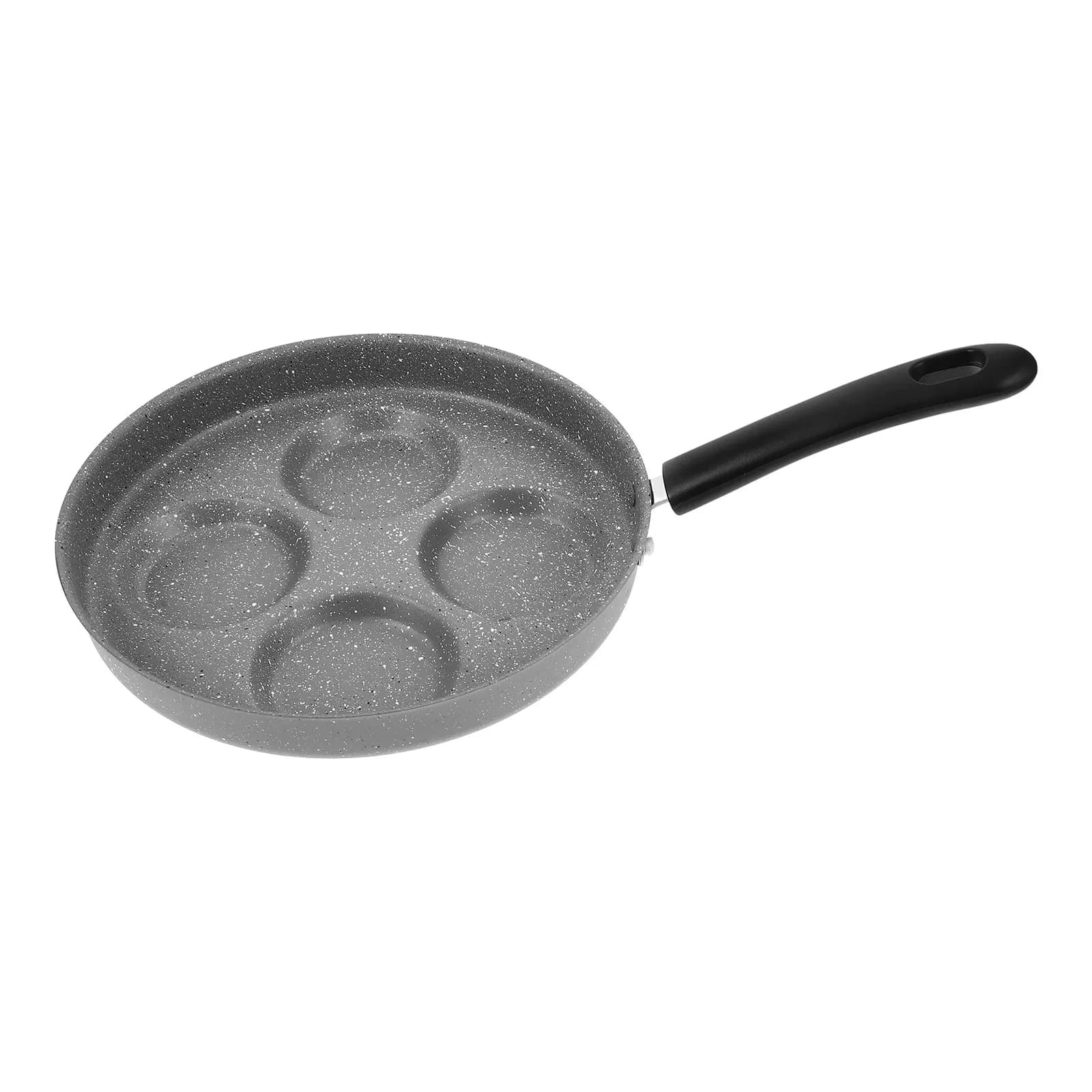 Anti-adhesive 4 Eggs, Pancake, Hamburger, Domestic Use and Restaurant, Uniform Distribution of Heat, Stable Fund, Breakfast Small