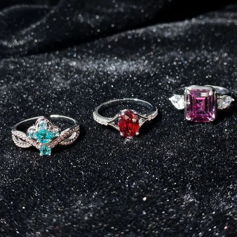 Anime Cartoon Light and Night Sariel Charlie Evan Ring Unisex Cosplay Adjustable Rings Party Accessories Jewelry