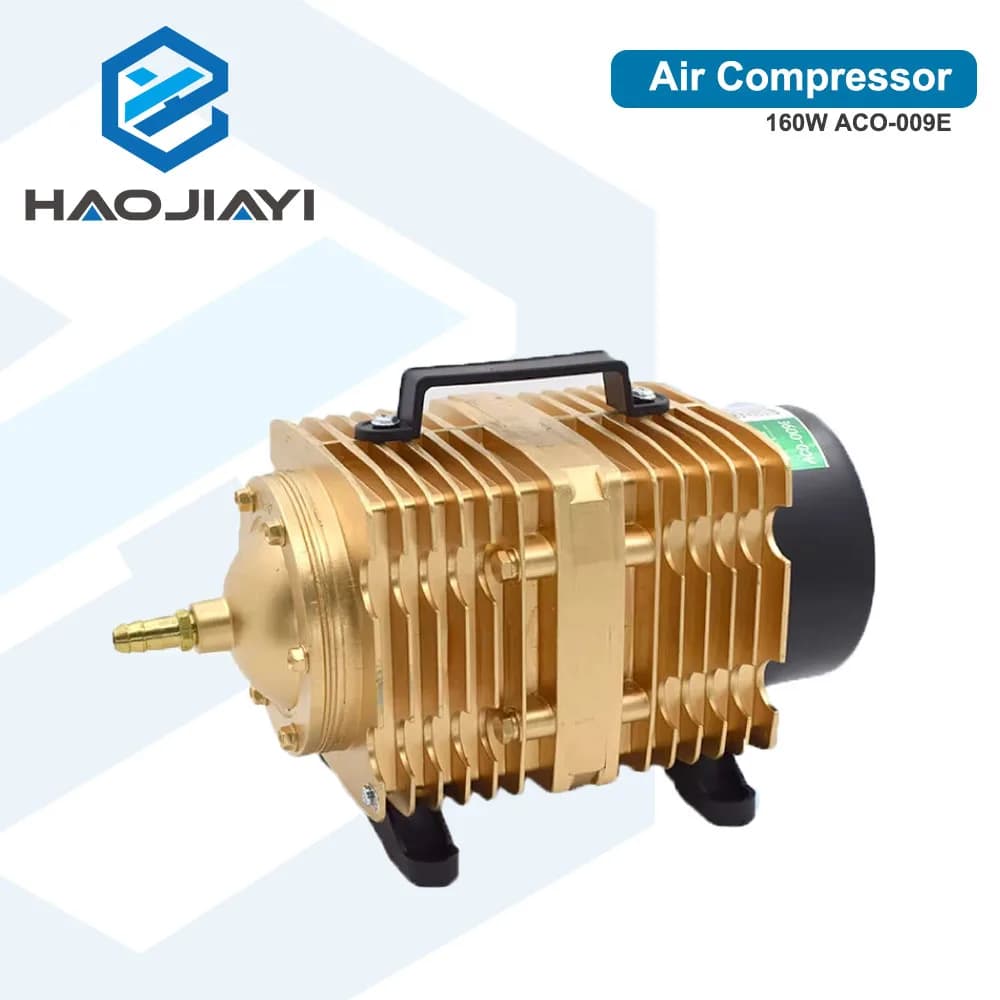 Electric Magnetic Air Pump with 160 W Air Compressor for Laser Engraving Machine CO2 ACO-009E