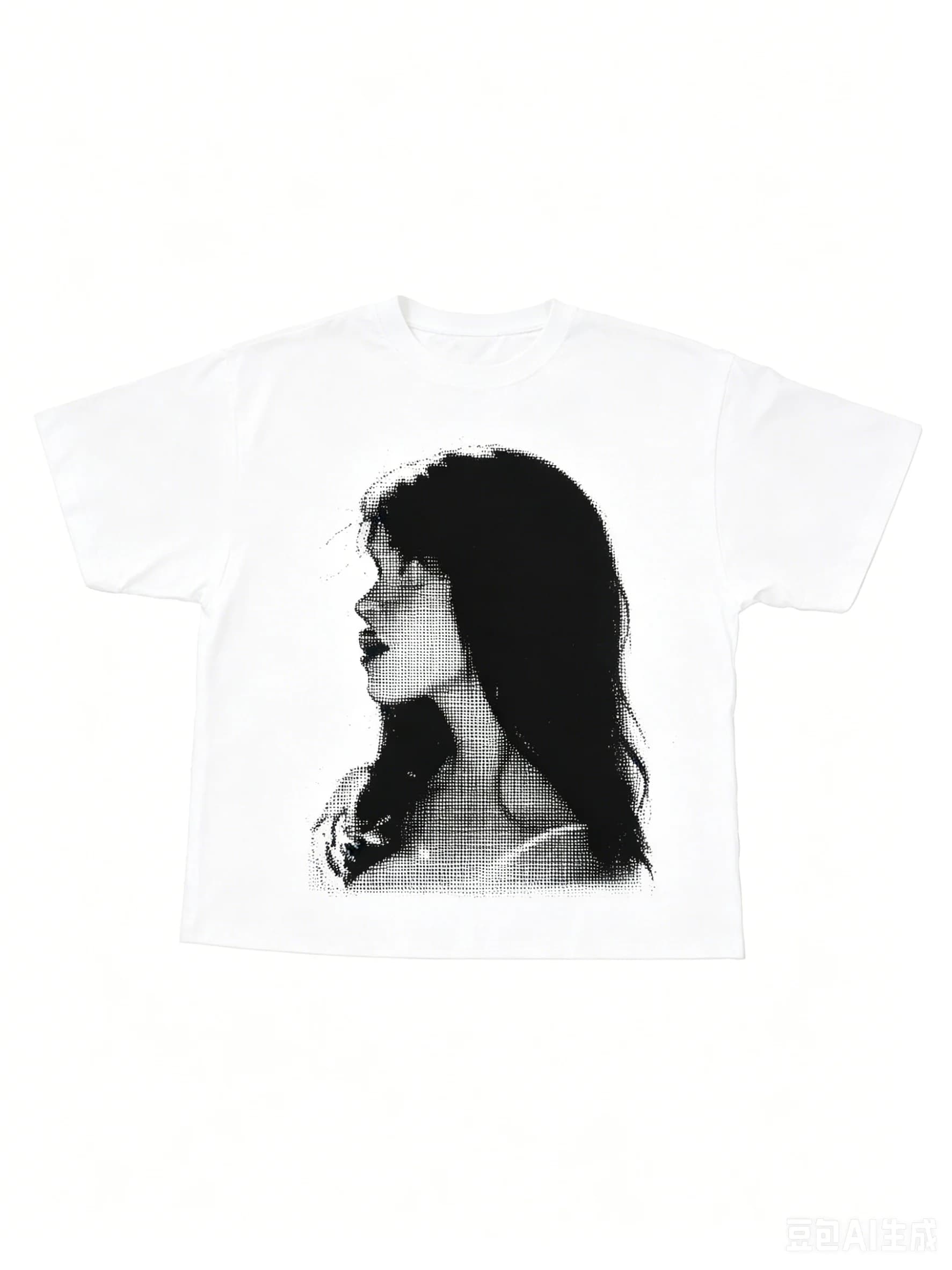 Nessa Barrett Portrait T-Shirt, Signature Face Print Short-Sleeve Shirt, 100% Cotton All-Season Couple T-Shirt Graphic T Shirts