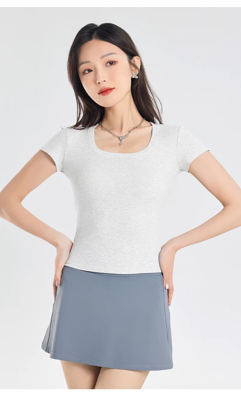 DFCF Pantaloncini da yoga estivi da donna, pantaloncini sportivi traspiranti ad asciugatura rapida, per corsa, fitness, casual