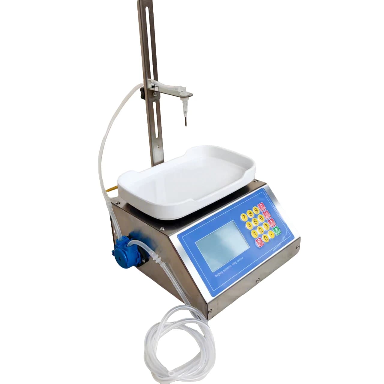 Riempitrice M90 Pesatura Pompa peristaltica Riempitrice 90 ml/min Piccolo olio essenziale liquido quantitativo Smalto per unghie Olio d'oliva